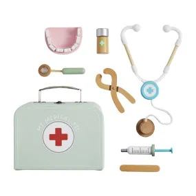 Medical Kit Wood Toy Set