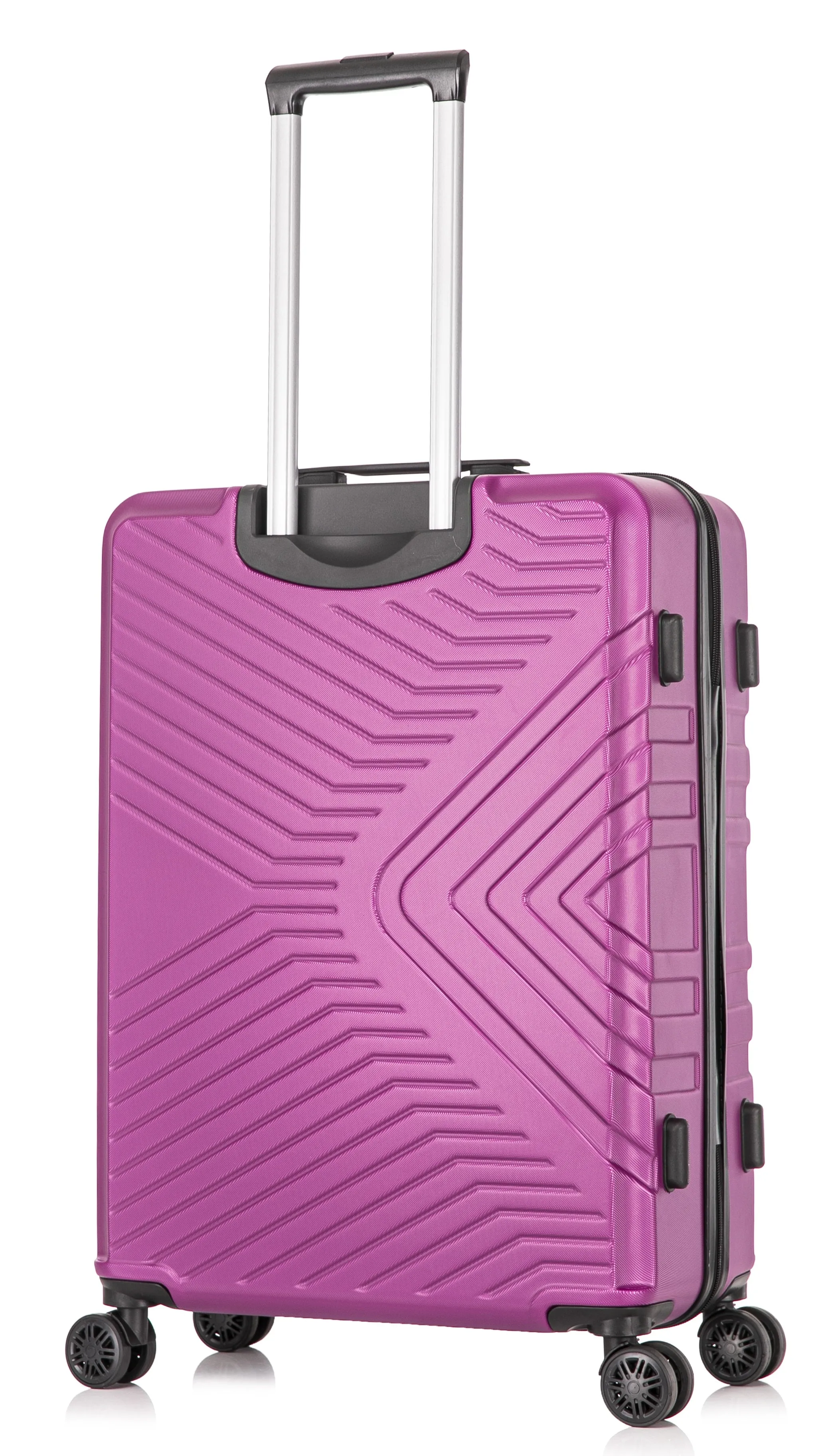 Medium ABS-147 Lightweight Hard Shell Suitcase - Purple