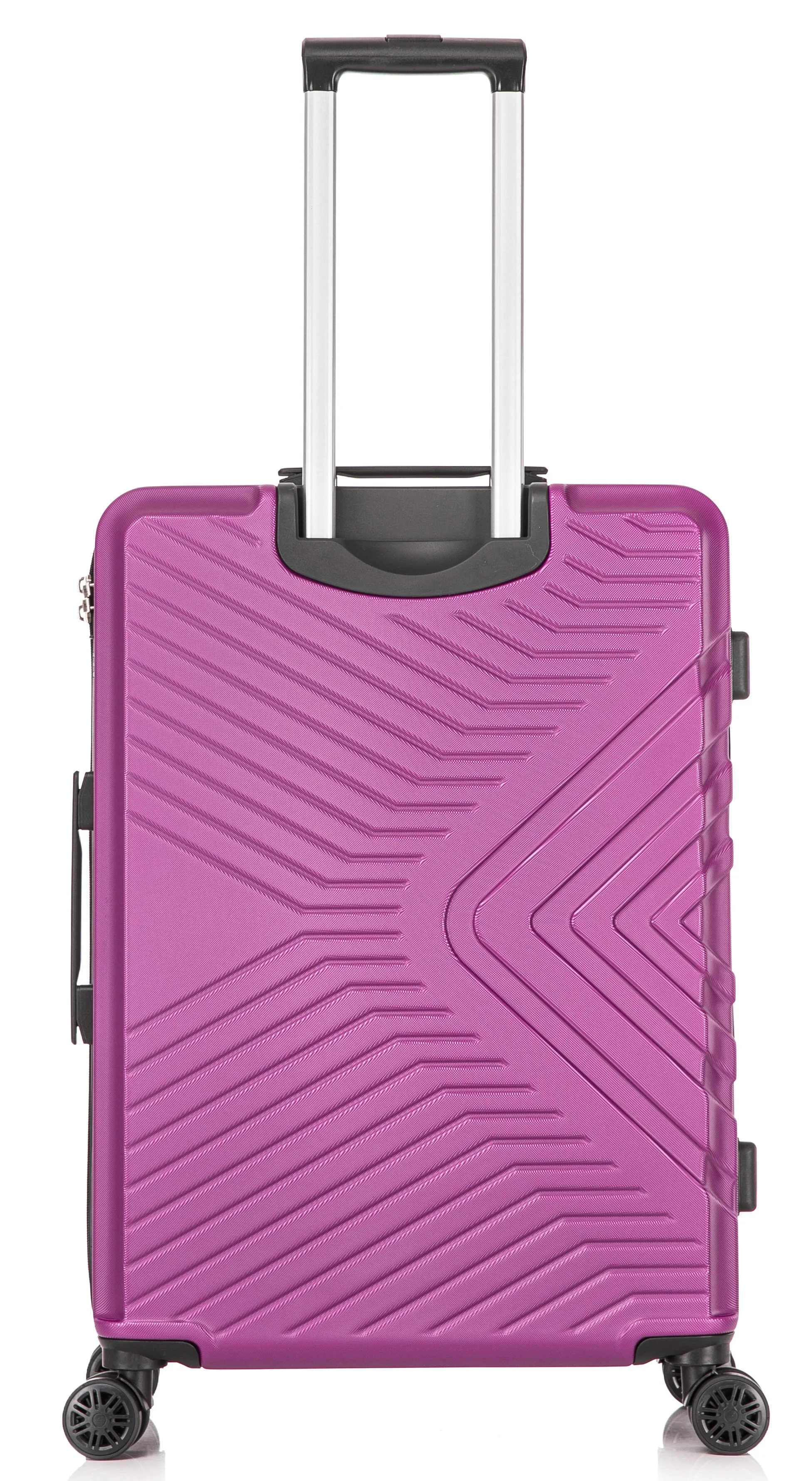 Medium ABS-147 Lightweight Hard Shell Suitcase - Purple