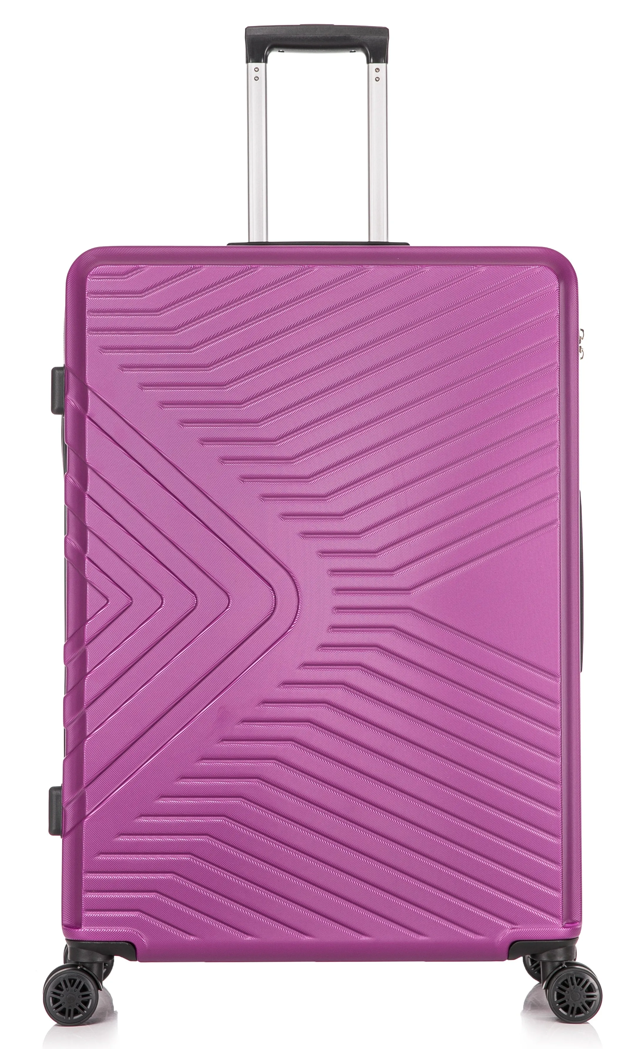 Medium ABS-147 Lightweight Hard Shell Suitcase - Purple