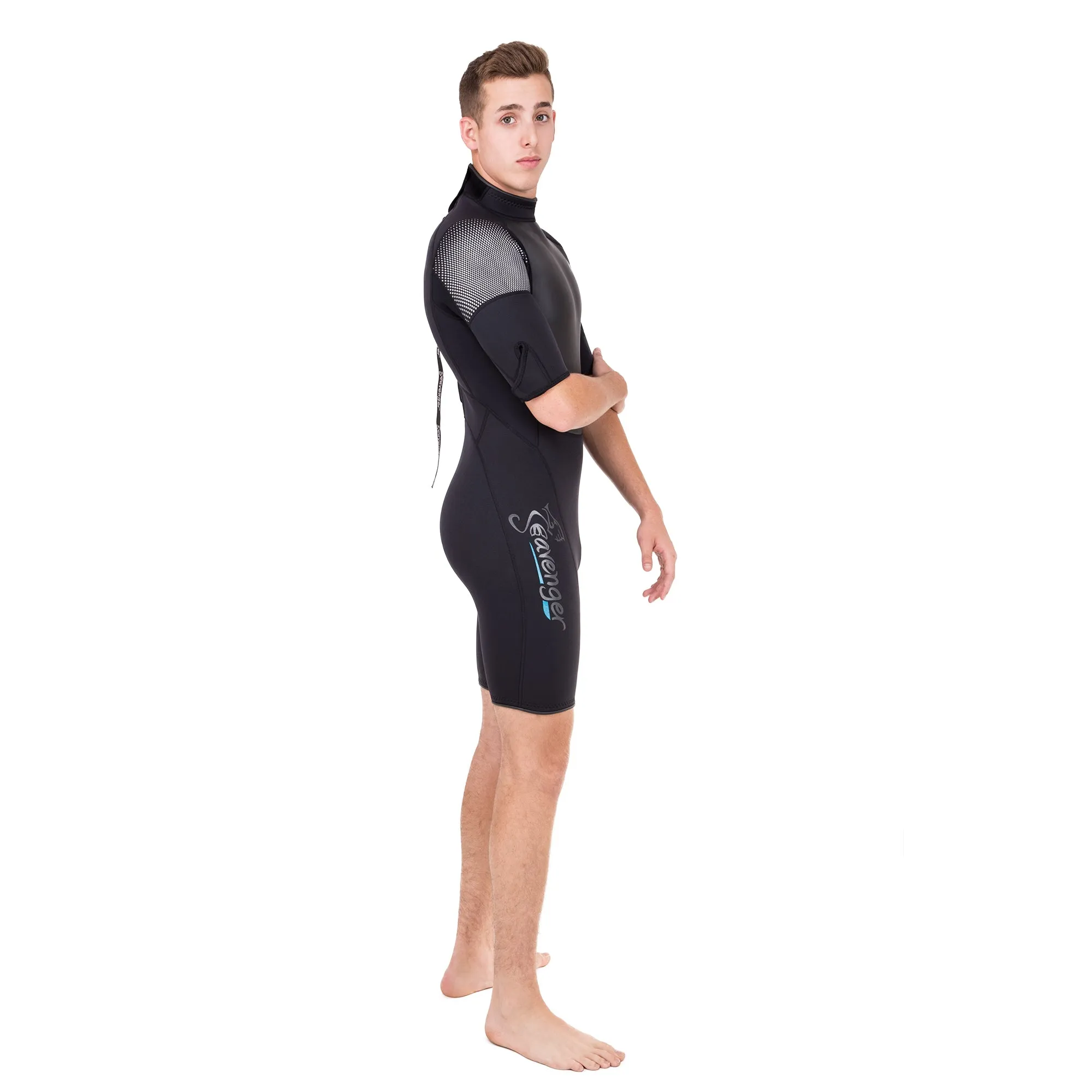 Men's Navigator Shorty Wetsuit - Black