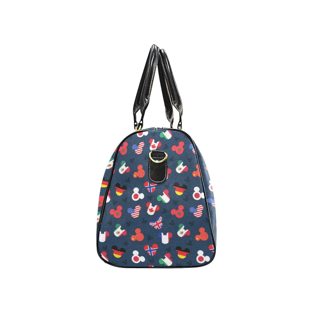 Mickey Flags Waterproof Luggage Travel Bag