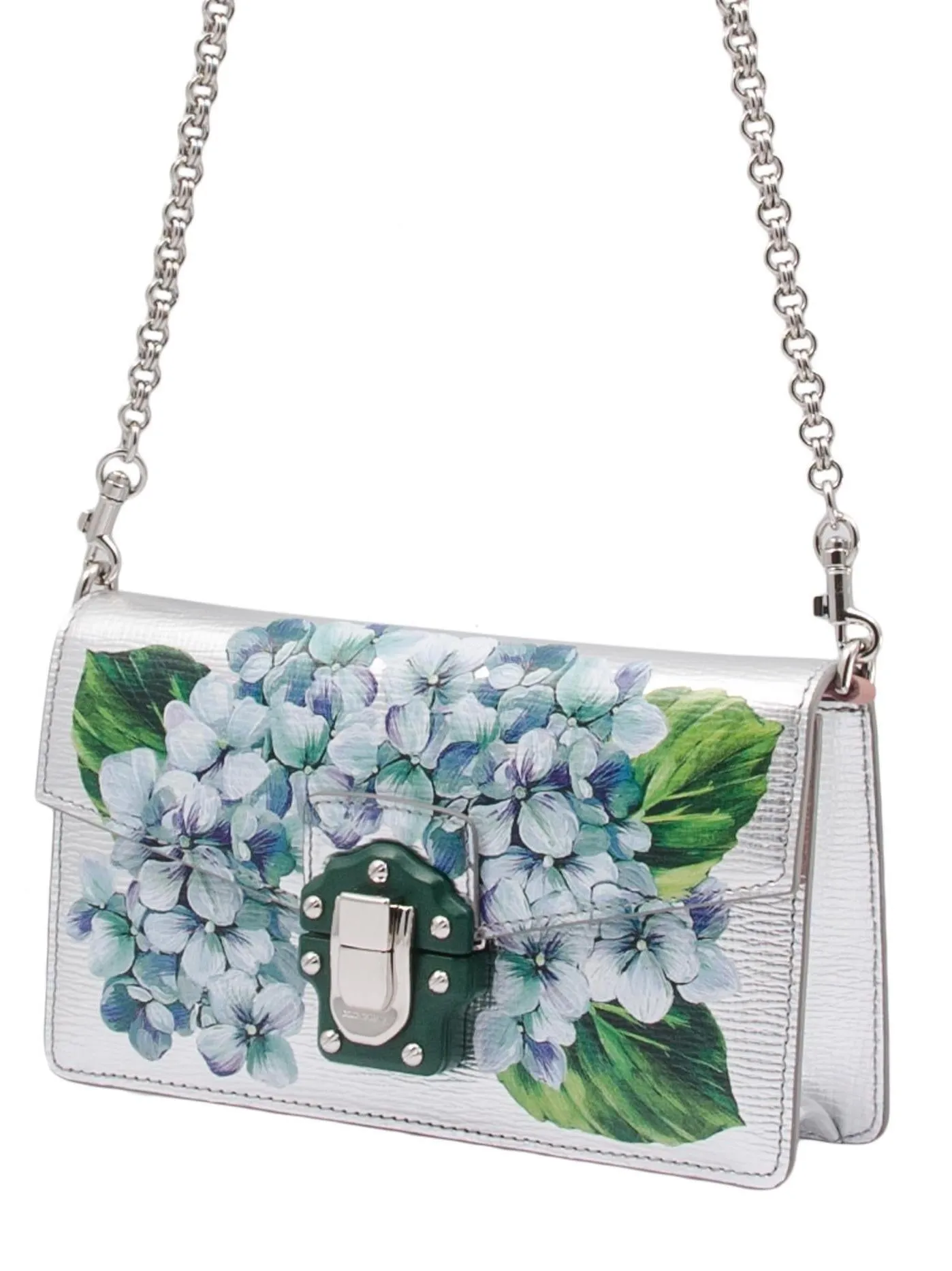 Mini Lucia Floral Metallic Bag