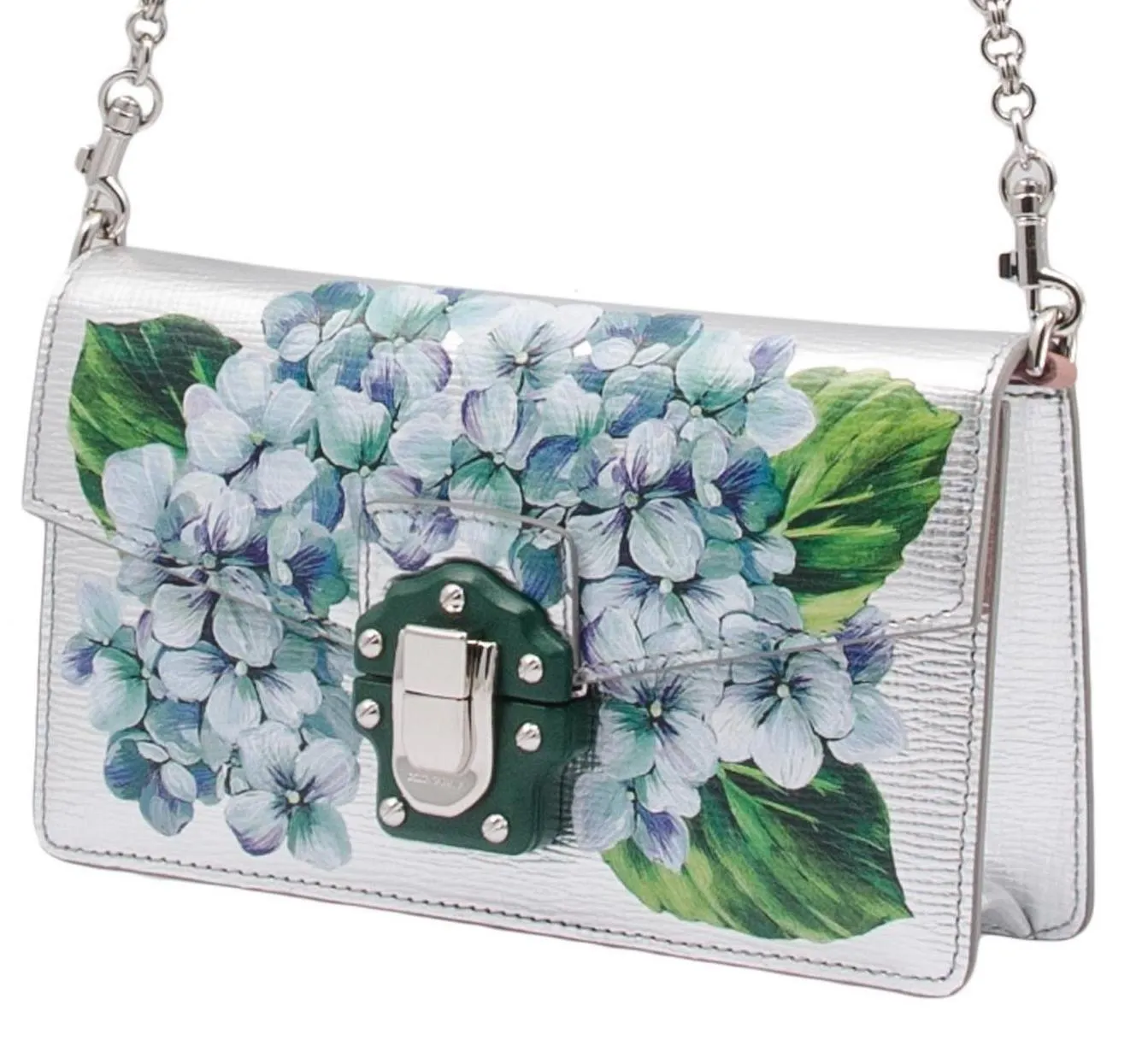 Mini Lucia Floral Metallic Bag