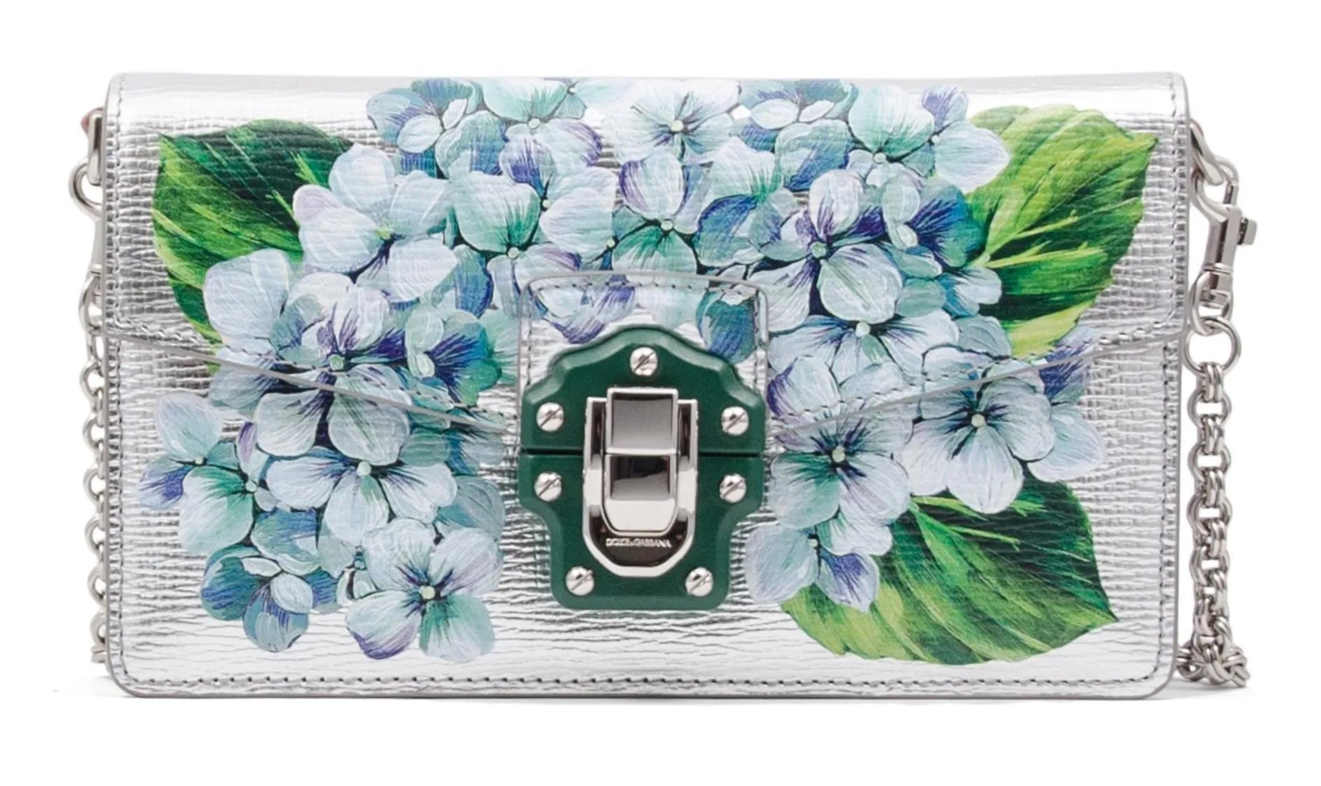 Mini Lucia Floral Metallic Bag