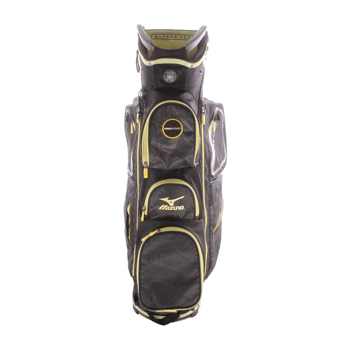 Mizuno Eight-50 Second Hand Cart Bag - Black/Yellow