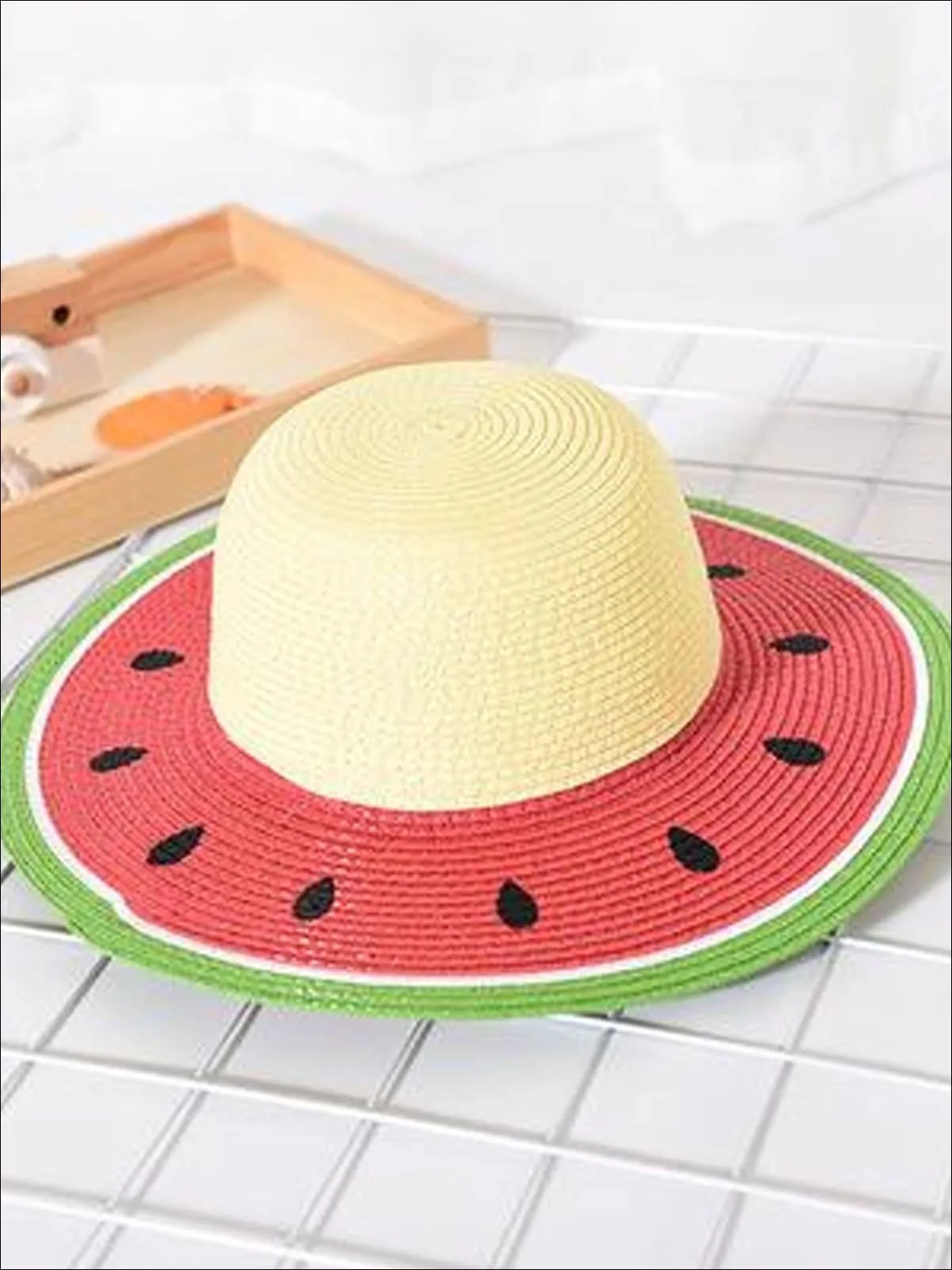 Mommy and Me Fruit Straw Hat