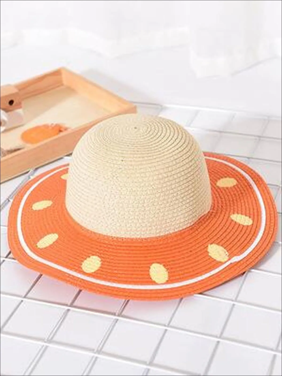 Mommy and Me Fruit Straw Hat