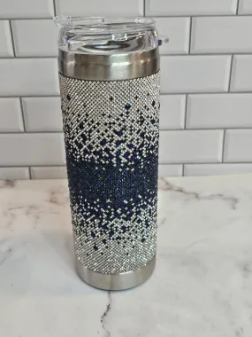 Navy Wave Tumbler | Bling Tumbler