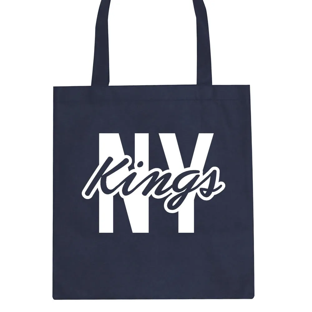 New York Blue Script Streetwear Tote Bag