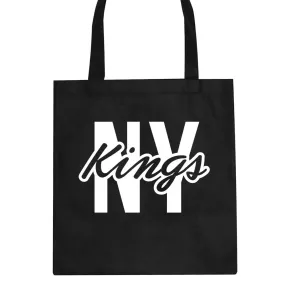 New York Blue Script Streetwear Tote Bag