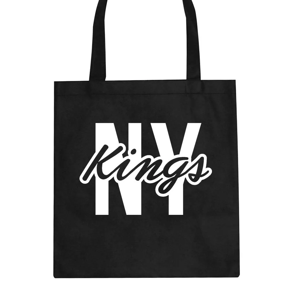 New York Blue Script Streetwear Tote Bag