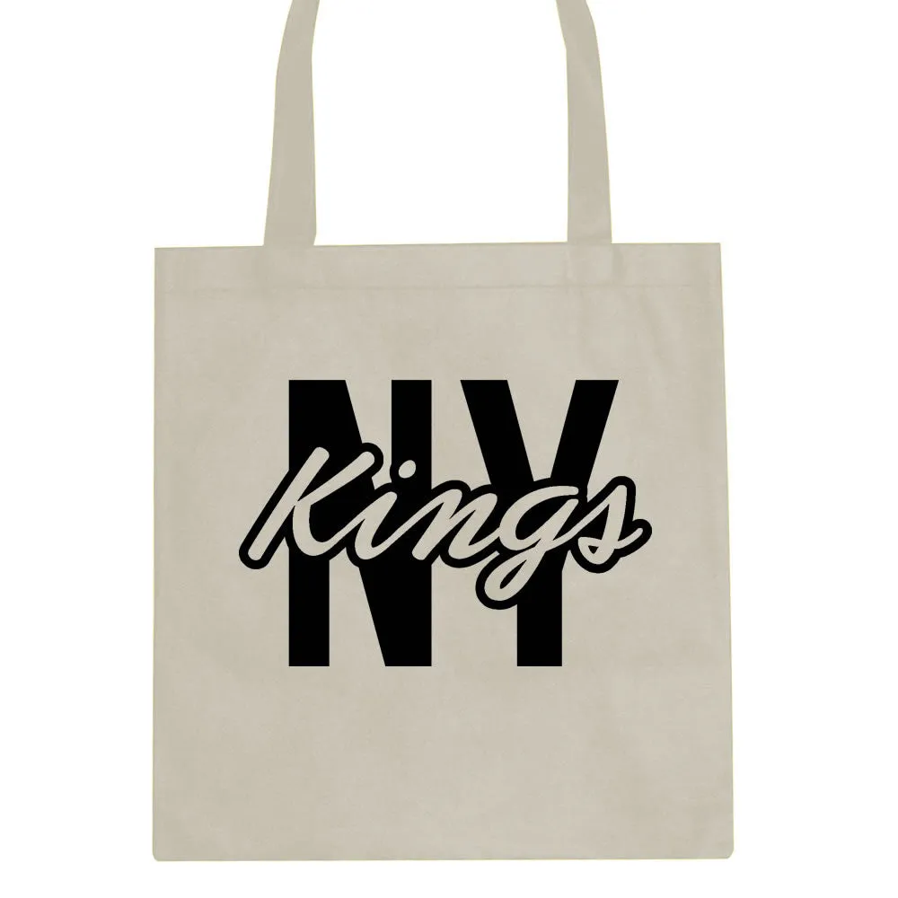 New York Blue Script Streetwear Tote Bag