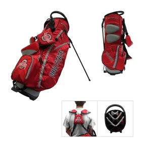 Ohio State Buckeyes Team Golf Fairway Lightweight 14-Way Top Golf Club Stand Bag