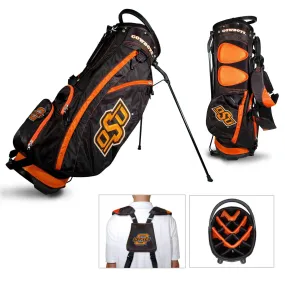 Oklahoma State Cowboys Team Golf Fairway Light 14-Way Top Golf Club Stand Bag