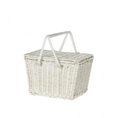 Olli Ella Piki Basket - White