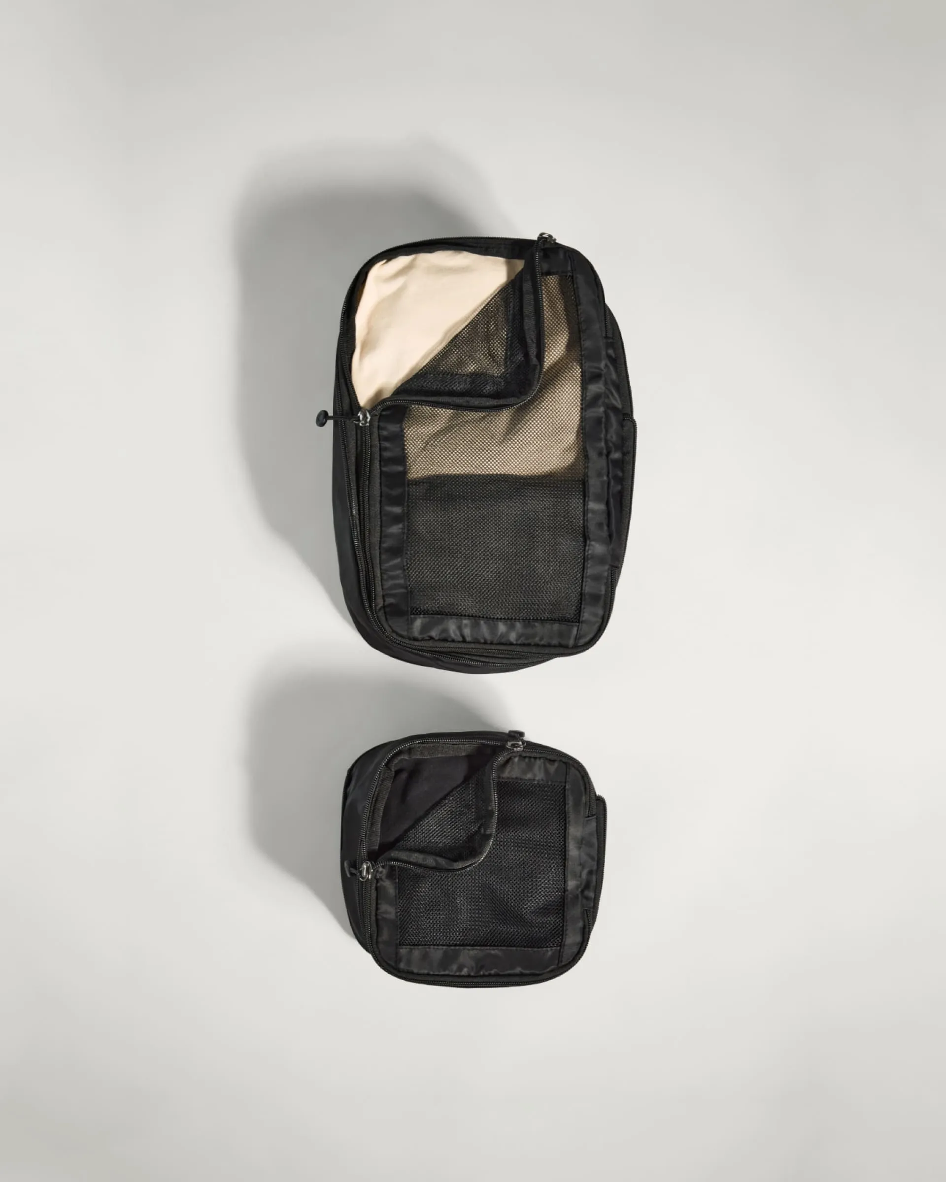 Packing Cubes in Black - Set of 2 - BUY 2 FOR £45