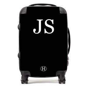 Personalised Printed Suitcase - Black