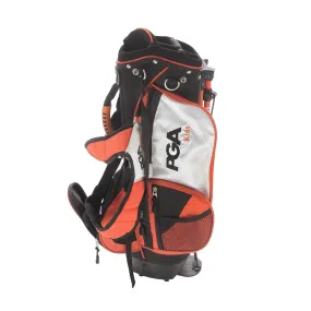 PGA Kids Stand Bag - Orange/Black/ White