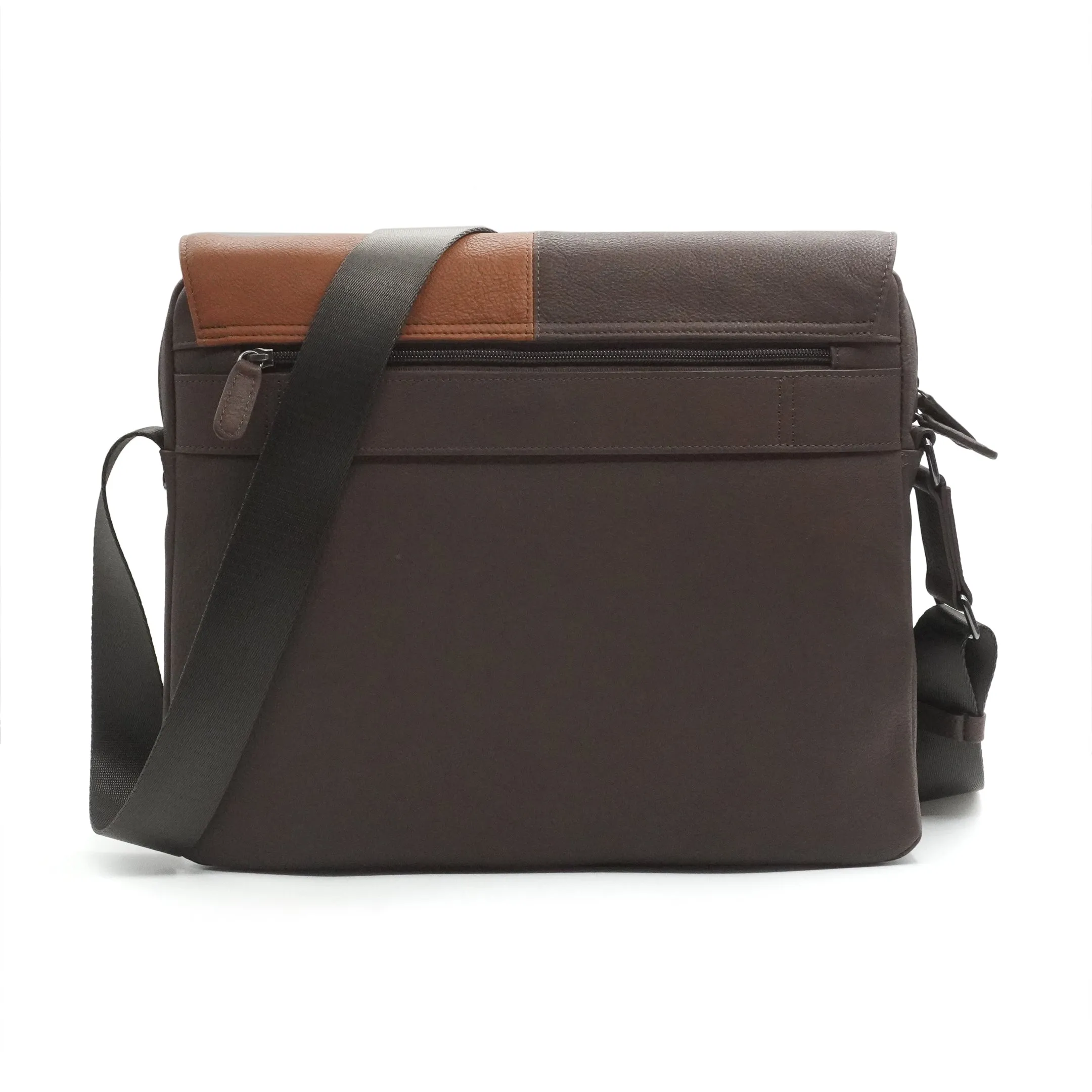 PICARD BUFFALO MEN'S LEATHER MESSENGER BAG (CAFE)