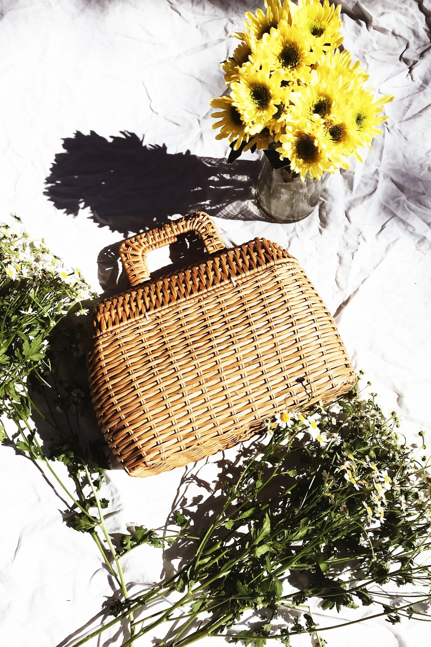 Picnic Basket  Bag with Handle