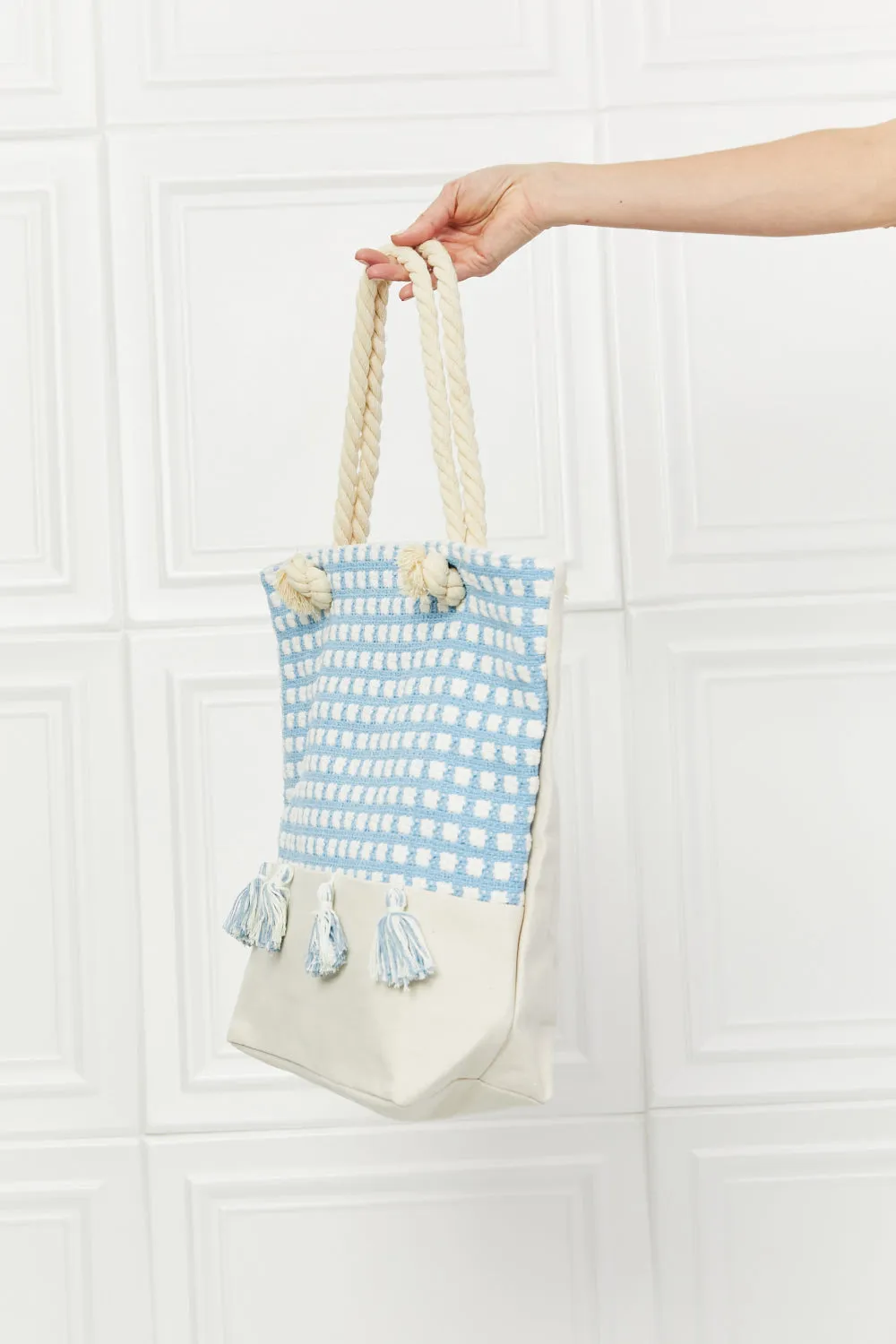 Picnic Date Tassel Tote Bag