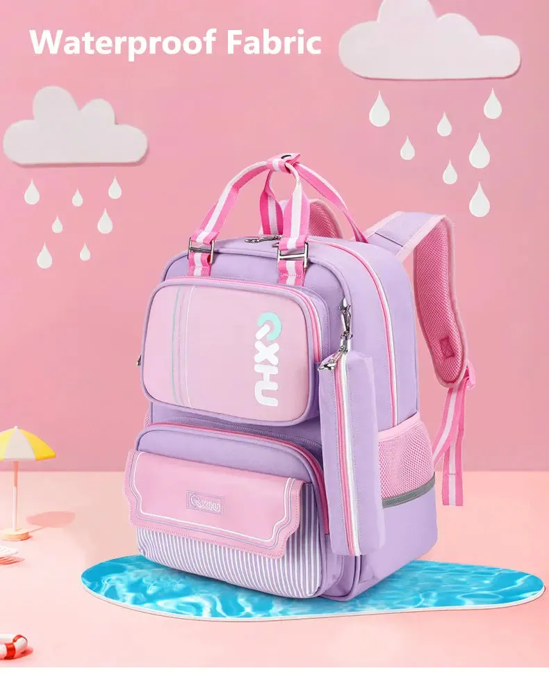 Pink Children's School Backpack - Model 4104