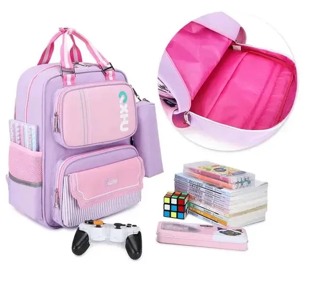 Pink Children's School Backpack - Model 4104