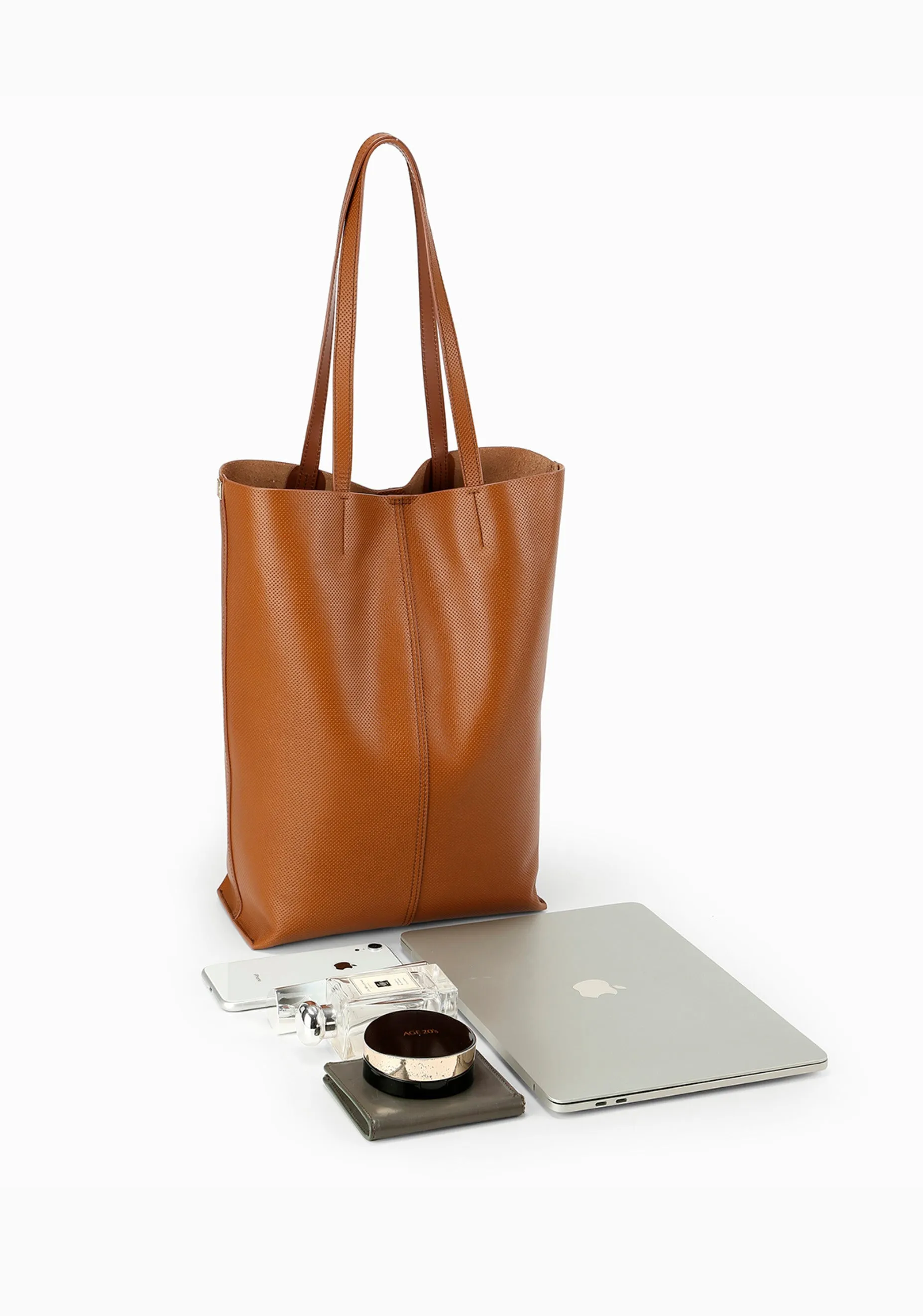 Portrait Stand Tote Bag_Tan