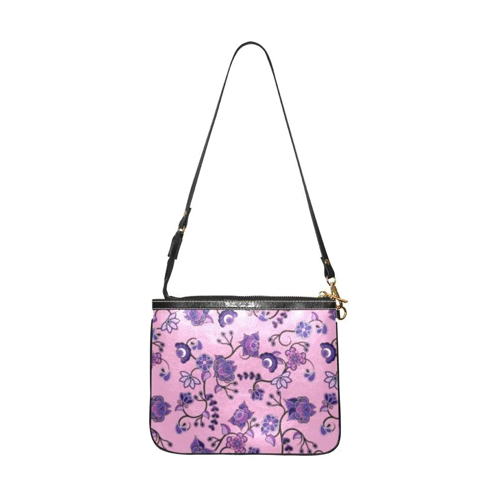 Purple Floral Amour Small Shoulder Bag