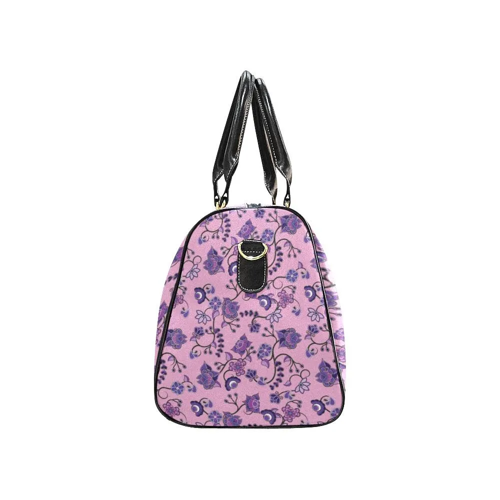 Purple Floral Amour Waterproof Travel Bag