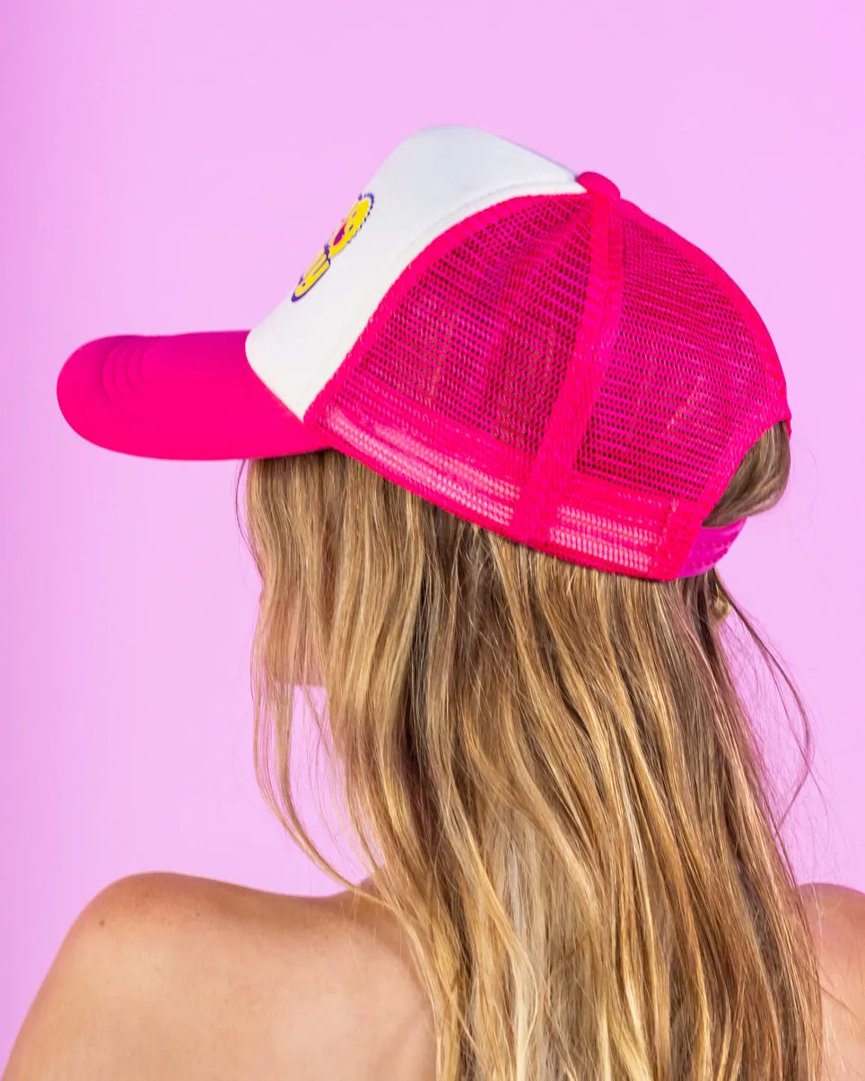 Rave Mommy Scrub Clean Pink Trucker Hat