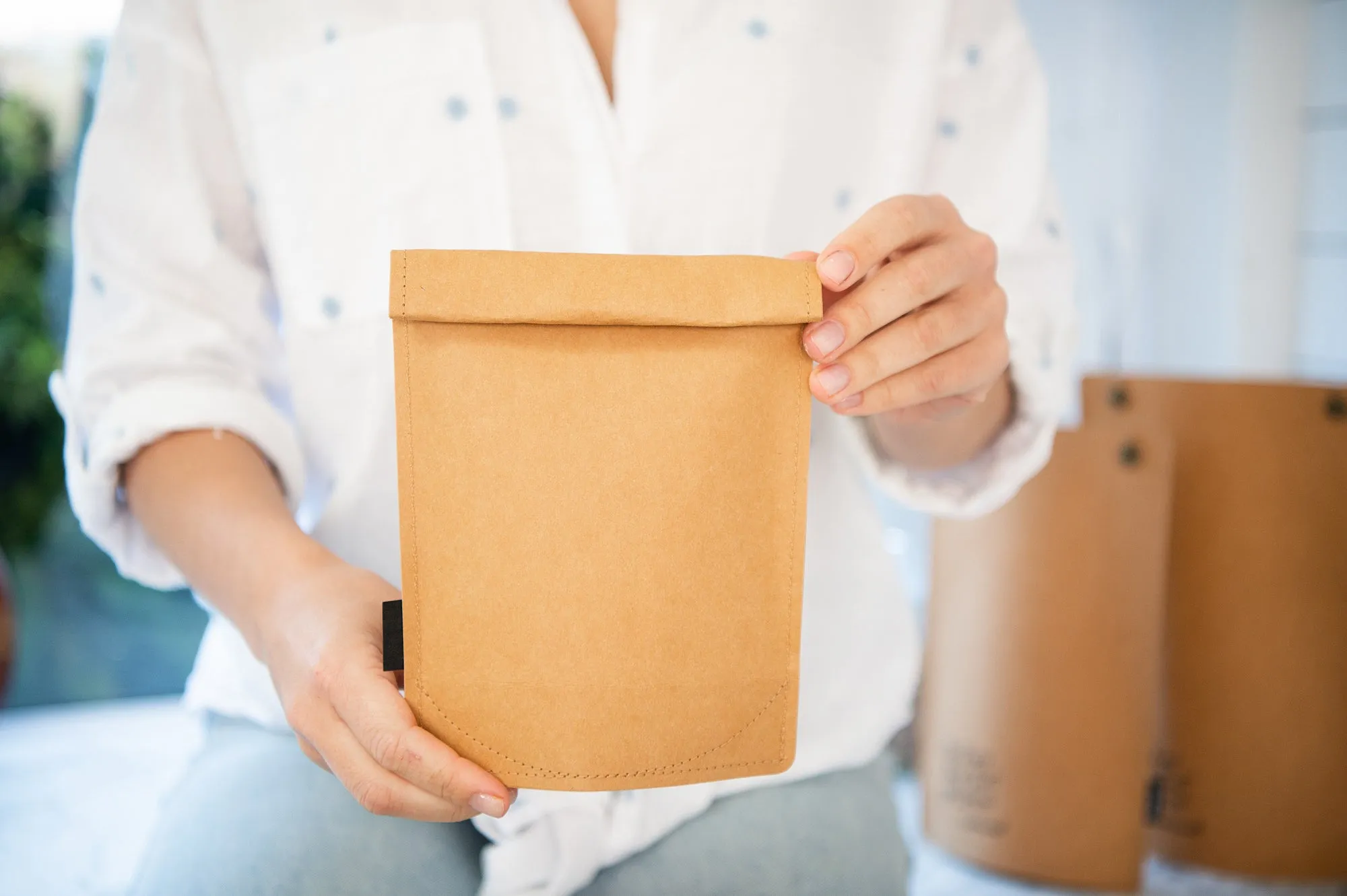 Reusable Paper Bag - Stand Up Pouch