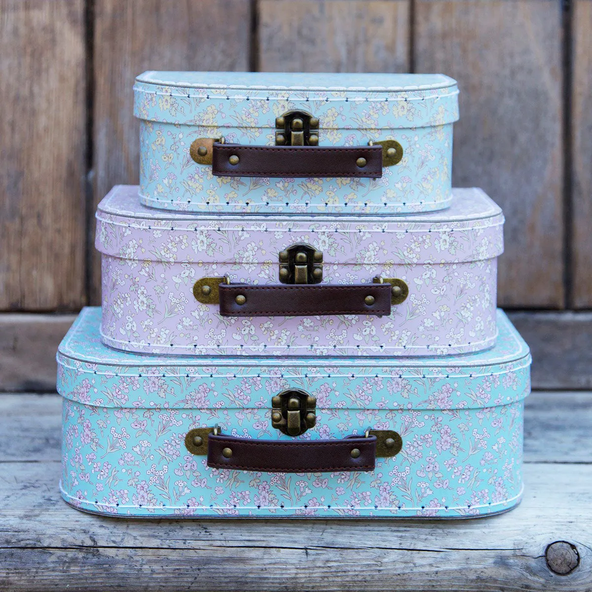 RJB Stone Grace Floral Suitcase