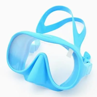 Scuba Diving Snorkeling Wide View Plano Lenses Anti-Fog Foldable Mask Adults 5 Colours DM408