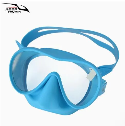 Scuba Diving Snorkeling Wide View Plano Lenses Anti-Fog Foldable Mask Adults 5 Colours DM409