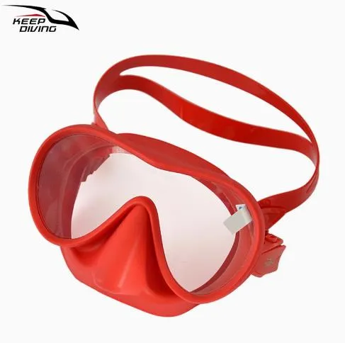 Scuba Diving Snorkeling Wide View Plano Lenses Anti-Fog Foldable Mask Adults 5 Colours DM409