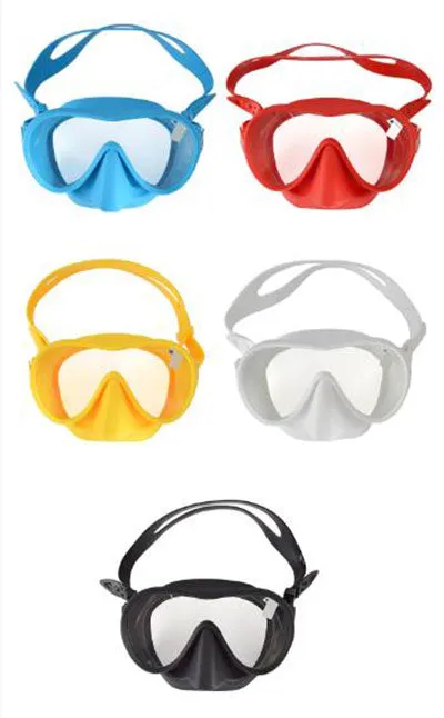 Scuba Diving Snorkeling Wide View Plano Lenses Anti-Fog Foldable Mask Adults 5 Colours DM409