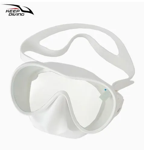 Scuba Diving Snorkeling Wide View Plano Lenses Anti-Fog Foldable Mask Adults 5 Colours DM409