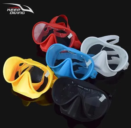 Scuba Diving Snorkeling Wide View Plano Lenses Anti-Fog Foldable Mask Adults 5 Colours DM409