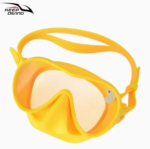 Scuba Diving Snorkeling Wide View Plano Lenses Anti-Fog Foldable Mask Adults 5 Colours DM409