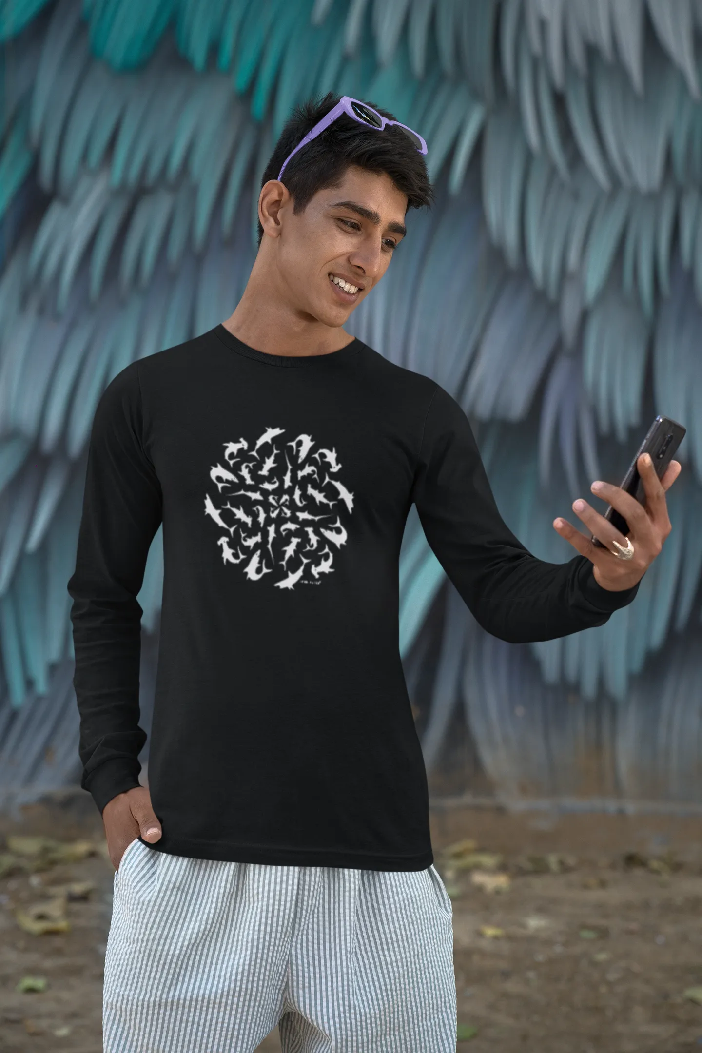 Scuba diving Sweatshirt for Men | Shark Love