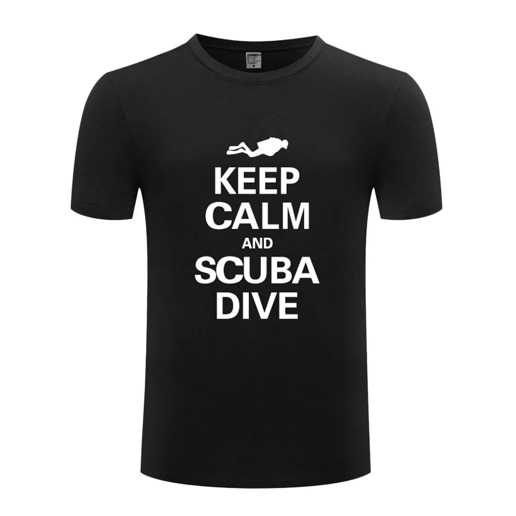 Scuba diving T-Shirt for Men | Keep Calm & Scuba Dive