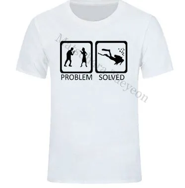 Scuba diving T-Shirt for Men | Problem Solved