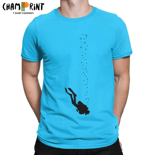 Scuba diving T-Shirt for Men | Scuba Dive 100% cotton