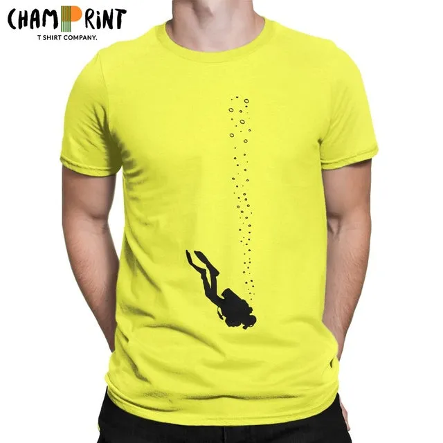 Scuba diving T-Shirt for Men | Scuba Dive 100% cotton