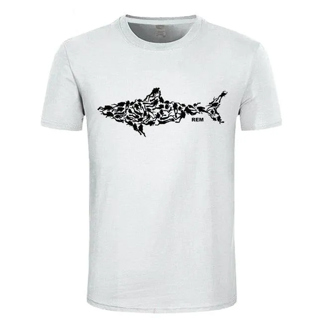 Scuba diving T-Shirt for Men | Scuba Diver turns into shark