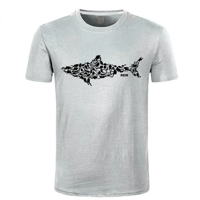 Scuba diving T-Shirt for Men | Scuba Diver turns into shark