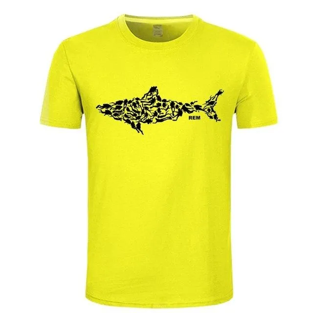 Scuba diving T-Shirt for Men | Scuba Diver turns into shark