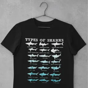 Scuba diving T-Shirt for Men | Sharks Marine Biology Print